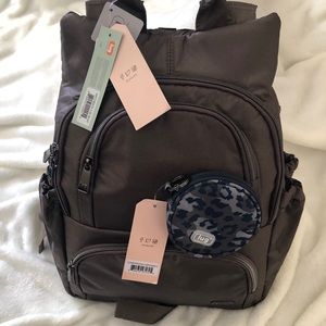 LUG Hatchback 3 Shimmer Walnut NWT & Coin Pouch